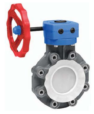 TEF/ECTFE B-FLY VLV 2" GEAR