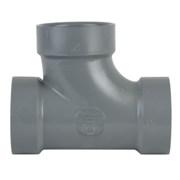 CPVC DWV RED SAN TEE 3 X 2"