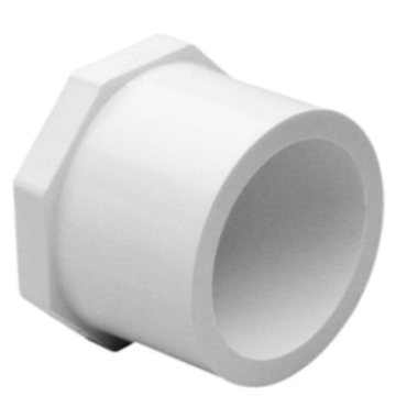 PVC BUSH N40 8" X 2" SPGXS