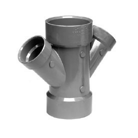 CPVC DWV RED DBL 45 WYE 3"X 1.5"