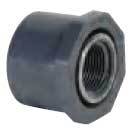 PVC N80 BUSH 2" X 1/2" SS RFCD