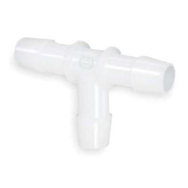 PVDF HOSE TEE 5/8" HOSE BARB