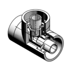 CPVC DBL-SEE TEE 3/4" X 3"