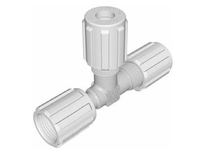 PFA TEE FEM FLR 3/4"X3/4"X3/4"