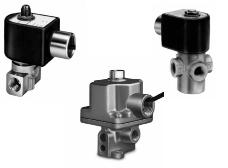 3 WAY DIRECT ACTING NORMALLY CLOSED VALVE