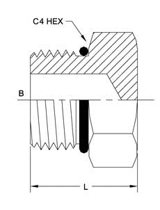 EXTERNAL HEX PLUG