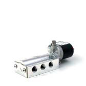4 WAY SINGLE SOLENOID PILOT OPERATED VALVE