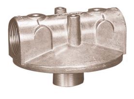 SPIN-ON FILTER HEAD, 1: NPTF, 25PSI