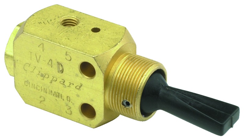 SHORT #10-32 THD. TOGGLE VALVES-TV-4DP