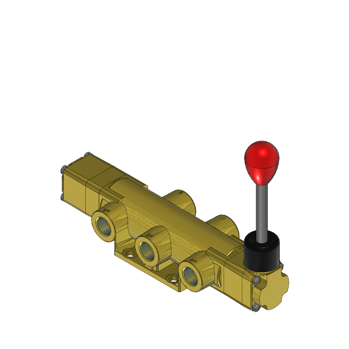 VALVE, 5-WAY, BRASS