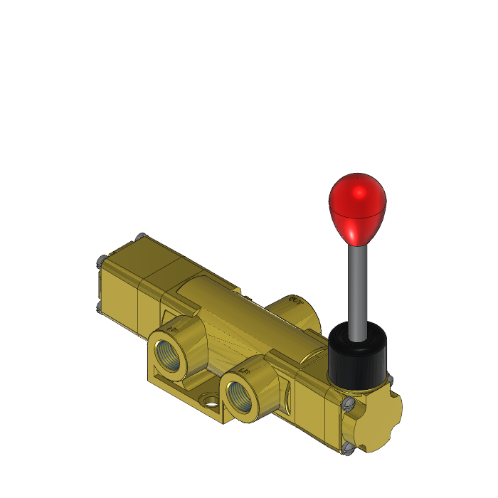 VALVE, SELECTOR, BRASS