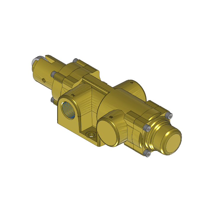 VALVE, 2-WAY, BRASS