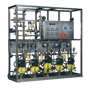 Marathon chemical metering Skid