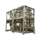 Process skid hydrogenation oil