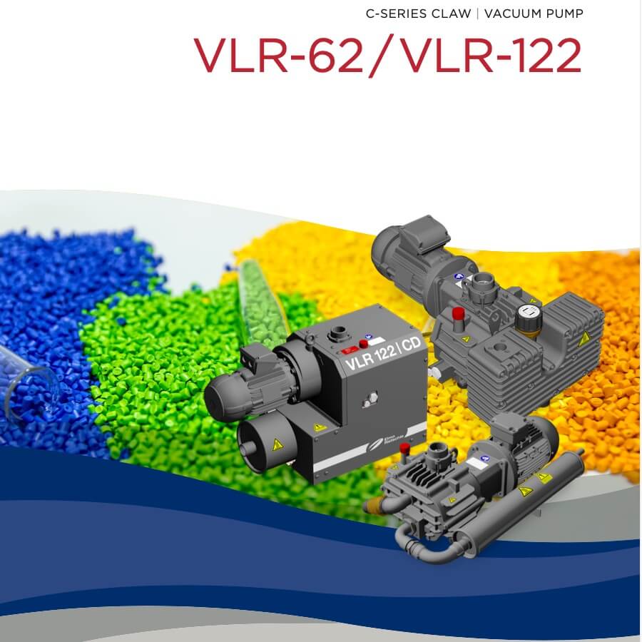 Elmo Rietschle Claw Vacuum Pump VLR62 - VLR122 Series | carotek