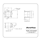DuroFlow Port Connector for Model 4504 - Long - 4" Line Size-2
