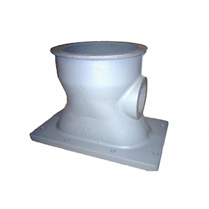DuroFlow Port Connector for Model 4504 - Long - 4" Line Size-1
