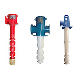 Peerless vertical turbine pump group