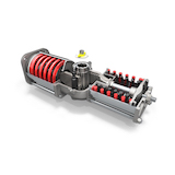 QTRCO valve actuator cutaway qx210sr
