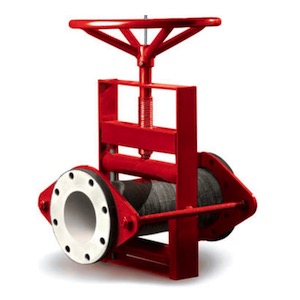 Red Valve Manual Pinch Valve