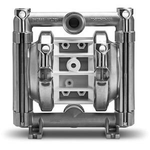 Wilden AODD Pump - P2 - 02-12741 - 25 mm (1") Pro-Flo®Saniflo™ FDA Series Clamped Stainless Steel Pump with Teflon (PTFE)