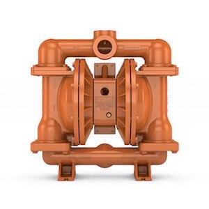 Wilden AODD Pump - PS420 - 04-13685 - 38 mm (1-1/2") Pro-Flo® SHIFT Series Bolted Ductile Iron Pump with Santoprene (Wilflex)